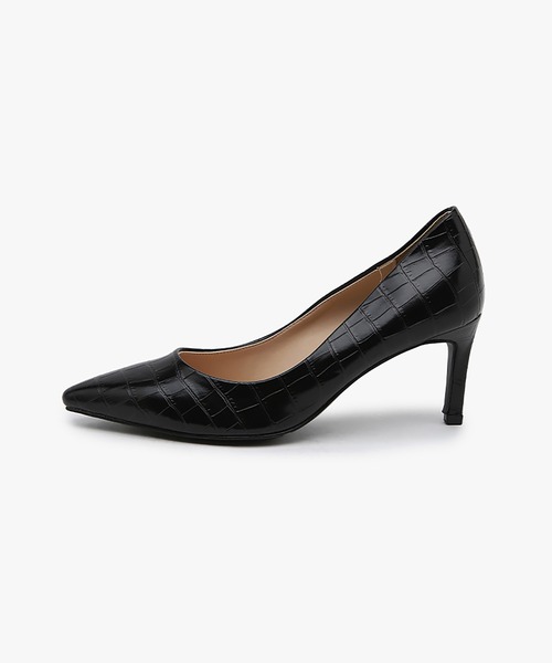 SAPPUN(サプン)の「Cameli(カメリ)ベーシックヒールパンプス(7cm)(220-65211)SAPPUN(サプン)(パンプス・レディース・ブラウン/アイボリー/ブラック/ライトベージュ/スモークピンク/ブラック系1・22/22.5/23.5/24.5/25/23/24)」の2枚目の写真