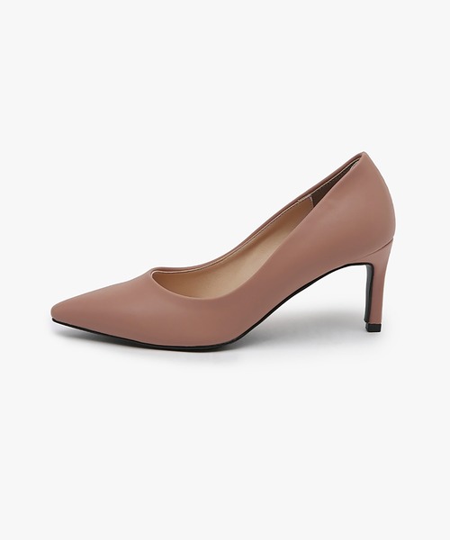 SAPPUN(サプン)の「Cameli(カメリ)ベーシックヒールパンプス(7cm)(220-65211)SAPPUN(サプン)(パンプス・レディース・ブラウン/アイボリー/ブラック/ライトベージュ/スモークピンク/ブラック系1・22/22.5/23.5/24.5/25/23/24)」の6枚目の写真