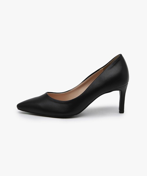 SAPPUN(サプン)の「Cameli(カメリ)ベーシックヒールパンプス(7cm)(220-65211)SAPPUN(サプン)(パンプス・レディース・ブラウン/アイボリー/ブラック/ライトベージュ/スモークピンク/ブラック系1・22/22.5/23.5/24.5/25/23/24)」の1枚目の写真