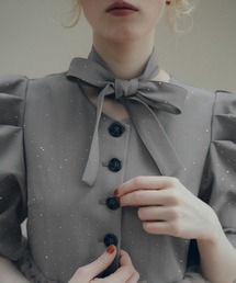 et.UNiVER（エトユニベール）の「Tulle frill dot set up（パンツドレス）」