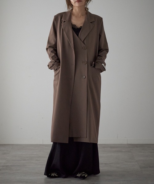 model：163cm. 着用サイズ：FREE