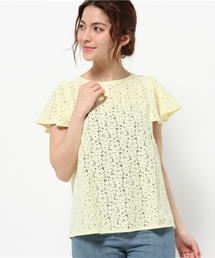 earth music&ecology | 【2016Summer】レースバタフライスリーブプルオーバー(Tシャツ/カットソー)