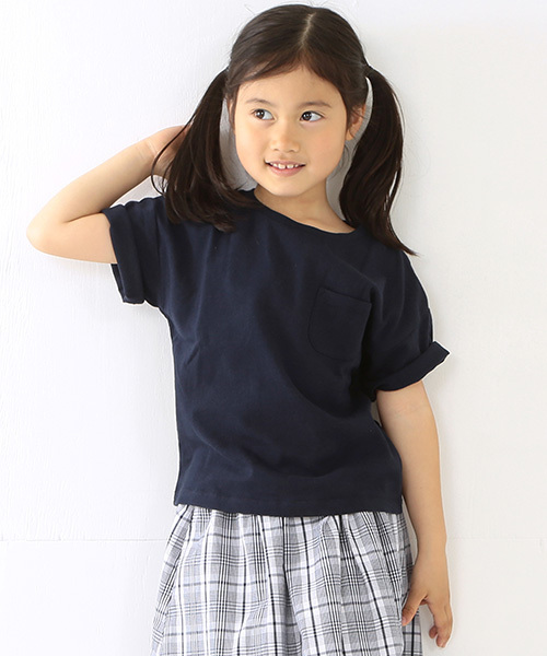 B:MING by BEAMS（ビーミングバイビームス）の「ビーミング by ビームス / ドロップショルダーTシャツ（Tシャツ/カットソー・キッズ・ライトグレー/ネイビー/オフホワイト・110/130/100/120/140/90）」の3枚目の写真