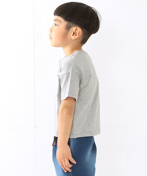 B:MING by BEAMS（ビーミングバイビームス）の「ビーミング by ビームス / ドロップショルダーTシャツ（Tシャツ/カットソー・キッズ・ライトグレー/ネイビー/オフホワイト・110/130/100/120/140/90）」の12枚目の写真
