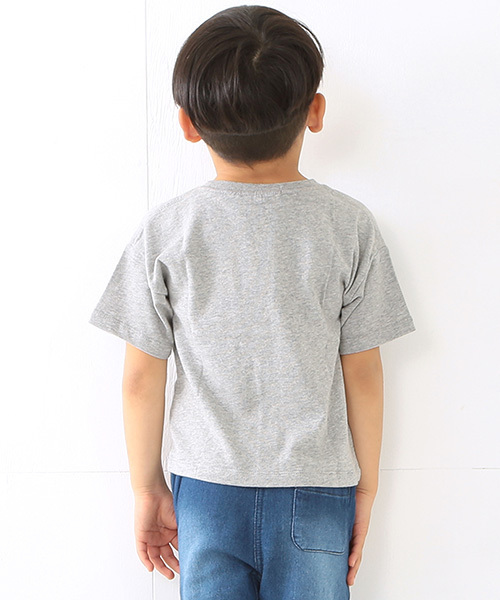 B:MING by BEAMS（ビーミングバイビームス）の「ビーミング by ビームス / ドロップショルダーTシャツ（Tシャツ/カットソー・キッズ・ライトグレー/ネイビー/オフホワイト・110/130/100/120/140/90）」の13枚目の写真