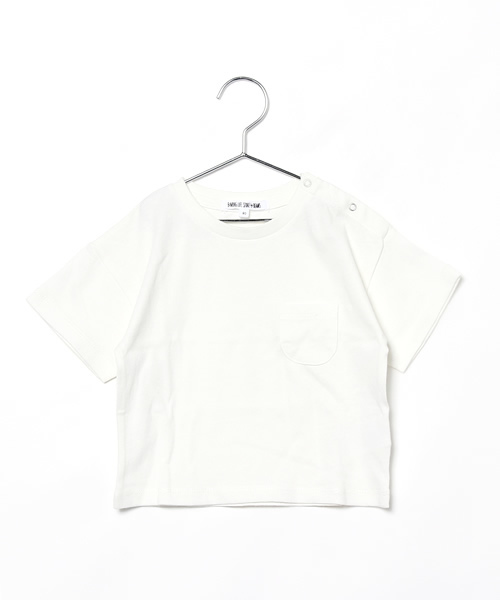 B:MING by BEAMS（ビーミングバイビームス）の「ビーミング by ビームス / ドロップショルダーTシャツ（Tシャツ/カットソー・キッズ・ライトグレー/ネイビー/オフホワイト・110/130/100/120/140/90）」の2枚目の写真
