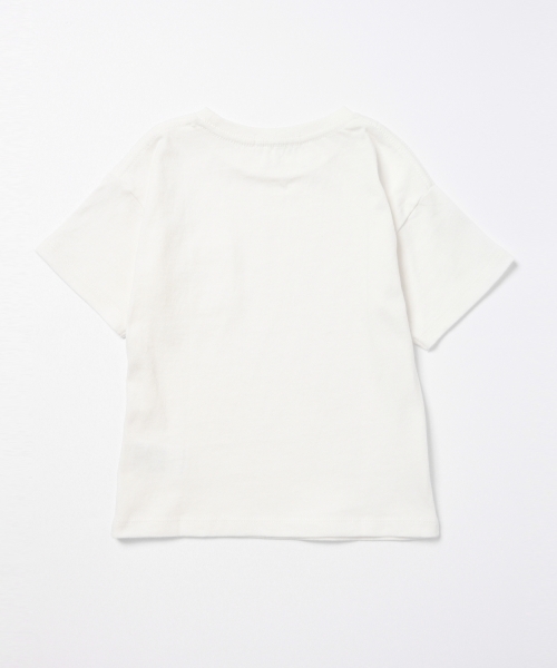 B:MING by BEAMS（ビーミングバイビームス）の「ビーミング by ビームス / ドロップショルダーTシャツ（Tシャツ/カットソー・キッズ・ライトグレー/ネイビー/オフホワイト・110/130/100/120/140/90）」の7枚目の写真