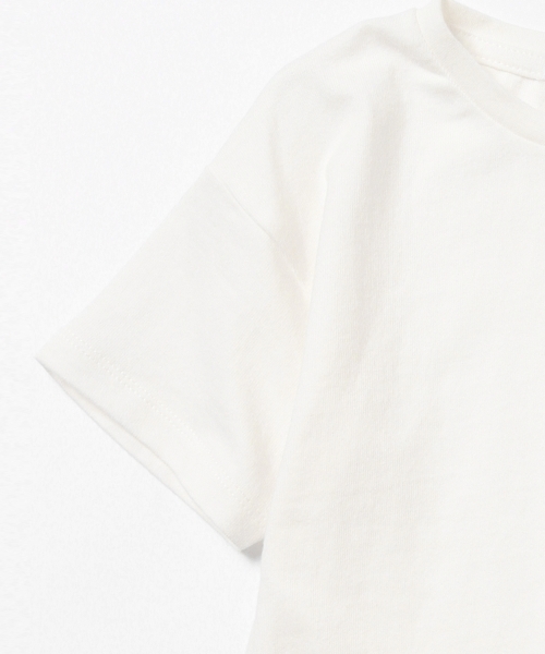 B:MING by BEAMS（ビーミングバイビームス）の「ビーミング by ビームス / ドロップショルダーTシャツ（Tシャツ/カットソー・キッズ・ライトグレー/ネイビー/オフホワイト・110/130/100/120/140/90）」の9枚目の写真