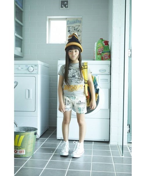 BOOFOOWOO（ブーフーウー）の「POPなPeanuts刺繍ハーフパンツ　Kids（その他パンツ・キッズ・ナチュラル・MEDIUM/SMALL/LARGE/X-SMALL）」の8枚目の写真