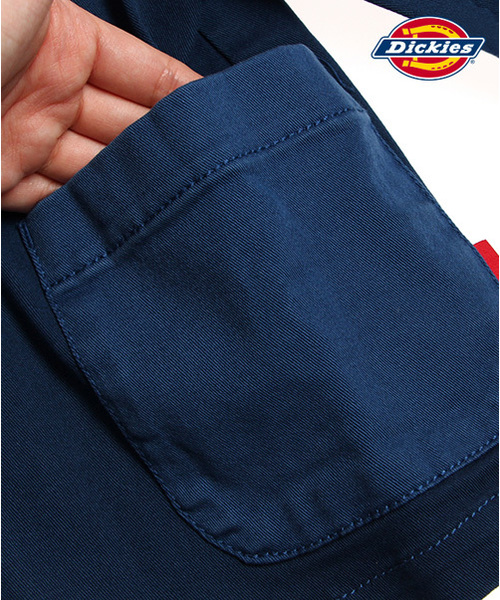 F.O.KIDS(エフオーキッズ)の「Dickies ストレッチジャケット(ディッキーズ)(テーラードジャケット・キッズ・ストライプ/キャメル/ブルー・100/95/120/110/80/90/130/140)」の16枚目の写真
