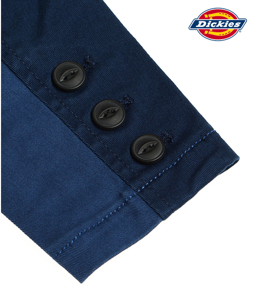 F.O.KIDS(エフオーキッズ)の「Dickies ストレッチジャケット(ディッキーズ)(テーラードジャケット・キッズ・ストライプ/キャメル/ブルー・100/95/120/110/80/90/130/140)」の9枚目の写真