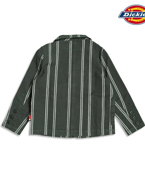 F.O.KIDS(エフオーキッズ)の「Dickies ストレッチジャケット(ディッキーズ)(テーラードジャケット・キッズ・ストライプ/キャメル/ブルー・100/95/120/110/80/90/130/140)」の12枚目の写真