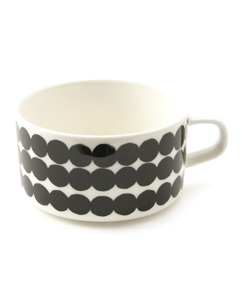marimekko(マリメッコ)の「Rasymatto /TEA CUP(グラス/マグカップ/タンブラー・レディース・ホワイト×ブラック/グリーン・FREE)」の4枚目の写真