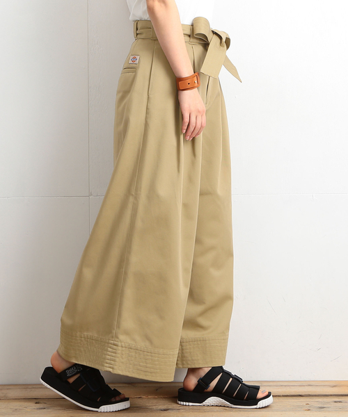 Dickies Dickies ビーミング By ビームス 別注リボンベルト付きワイドパンツ 17ss Wear