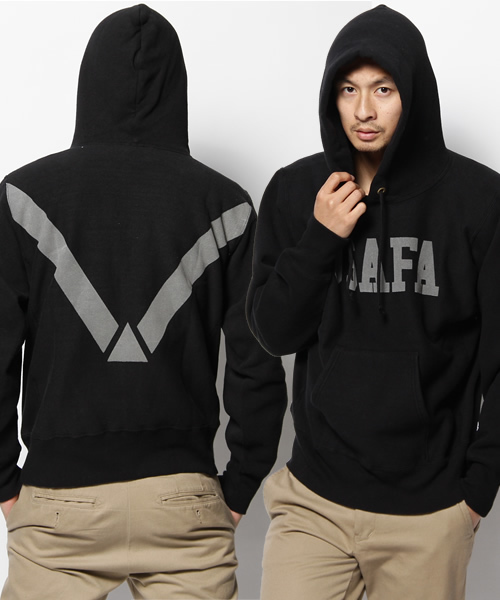 チャンピオン リバースウィーブ パーカー USAFA ネイビー 中古・古着通販】Champion REVERSE WEAVE (チャンピオン