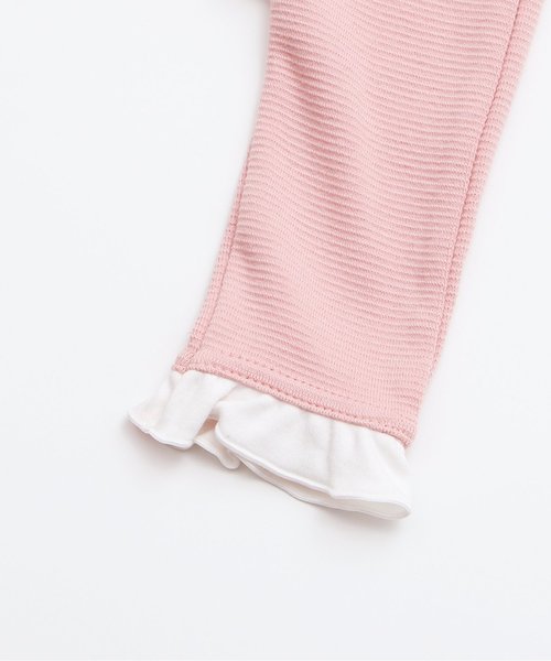 apres les cours（アプレレクール）の「ベビーフリルモンキーパンツ 7分丈（その他パンツ・キッズ・ブラック/ピンク・80/70）」の7枚目の写真