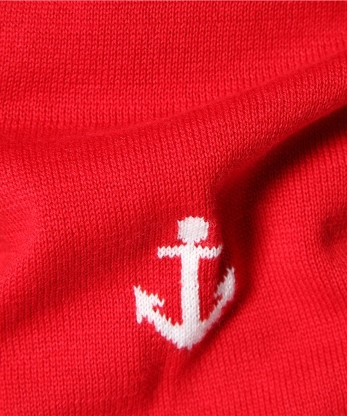 TOMMY HILFIGER(トミーヒルフィガー)の「TEAYS INTARSIA CARDIGAN(カーディガン/ボレロ・レディース・ネイビー/レッド・SMALL/MEDIUM/LARGE)」の5枚目の写真