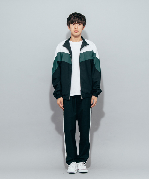 SENSE OF PLACE by URBAN RESEARCH（センスオブプレイスバイアーバンリサーチ）の「トラックジャケット（その他アウター・メンズ・ベージュ/グリーン・LARGE/MEDIUM）」の7枚目の写真