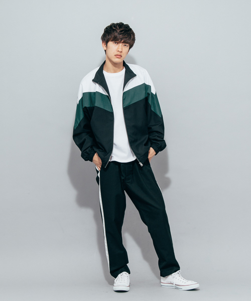 SENSE OF PLACE by URBAN RESEARCH（センスオブプレイスバイアーバンリサーチ）の「トラックジャケット（その他アウター・メンズ・ベージュ/グリーン・LARGE/MEDIUM）」の8枚目の写真