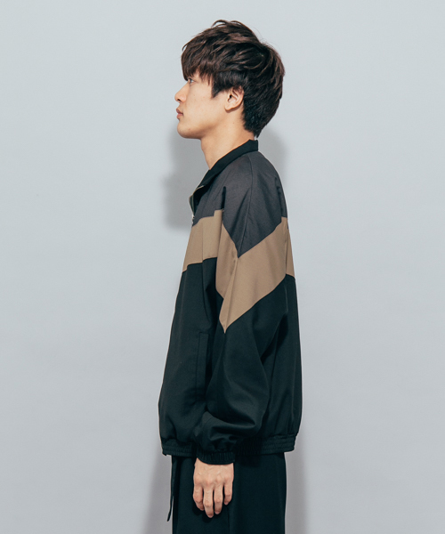 SENSE OF PLACE by URBAN RESEARCH（センスオブプレイスバイアーバンリサーチ）の「トラックジャケット（その他アウター・メンズ・ベージュ/グリーン・LARGE/MEDIUM）」の11枚目の写真