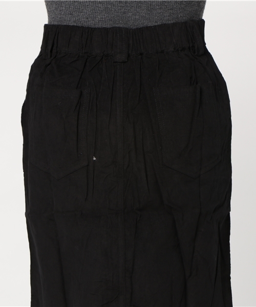 MERLOT（メルロー）の「コーデュロイ調フラワー刺繍スカート1201（スカート・レディース・ブラック/ネイビー/キャメル/ワイン・FREE）」の12枚目の写真