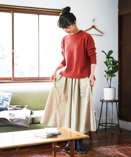 Sunny clouds（サニークラウズ）の「サニークラウズ　照れ屋さんセーター＜レディース＞（ニット/セーター・レディース・レッド・MEDIUM/LARGE/X-LARGE）」の5枚目の写真