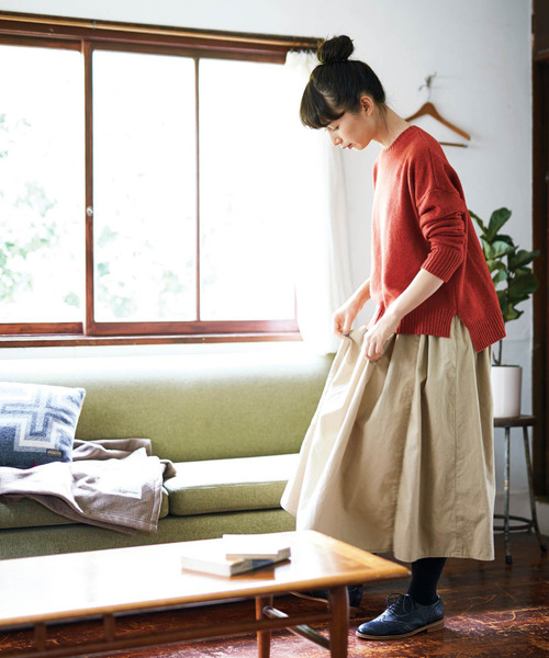 Sunny clouds（サニークラウズ）の「サニークラウズ　照れ屋さんセーター＜レディース＞（ニット/セーター・レディース・レッド・MEDIUM/LARGE/X-LARGE）」の8枚目の写真