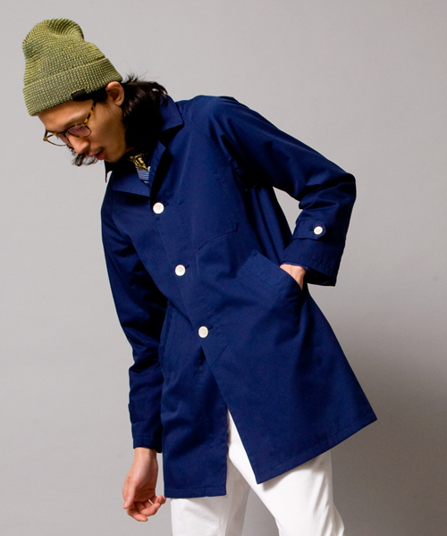 BEAUTY&YOUTH UNITED ARROWS（ビューティーアンドユースユナイテッドアローズ）の「by ∴ TC/ツイル ステンカラーコート◆（ステンカラーコート・メンズ・ベージュ/ネイビー/レッド・SMALL/MEDIUM/LARGE/X-LARGE）」の3枚目の写真