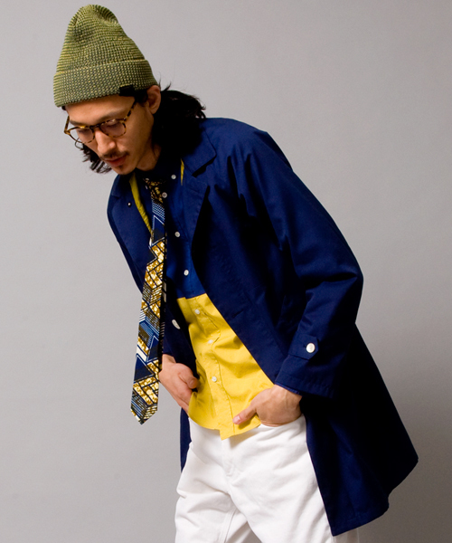 BEAUTY&YOUTH UNITED ARROWS（ビューティーアンドユースユナイテッドアローズ）の「by ∴ TC/ツイル ステンカラーコート◆（ステンカラーコート・メンズ・ベージュ/ネイビー/レッド・SMALL/MEDIUM/LARGE/X-LARGE）」の5枚目の写真