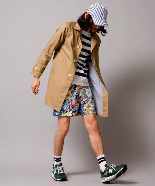 BEAUTY&YOUTH UNITED ARROWS（ビューティーアンドユースユナイテッドアローズ）の「by ∴ TC/ツイル ステンカラーコート◆（ステンカラーコート・メンズ・ベージュ/ネイビー/レッド・SMALL/MEDIUM/LARGE/X-LARGE）」の7枚目の写真