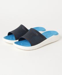 crocs クロックス literide slide 205183-462 navy/white