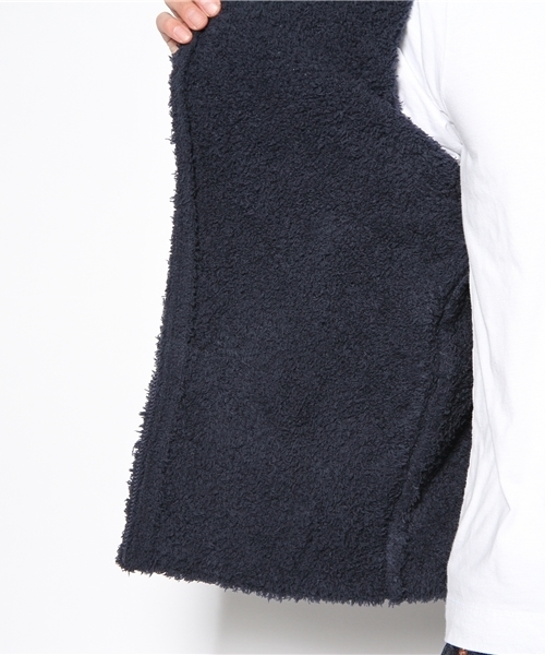 BAREFOOT DREAMS（ベアフットドリームズ）の「C594 Men`s Zip Hoodie with stripe（パーカー・メンズ・ブラック系その他/ネイビー/ブラウン/グレー・SMALL/MEDIUM/LARGE）」の10枚目の写真