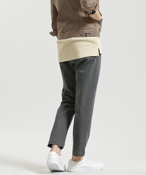 NANO universe（ナノユニバース）の「サイドラインイージーパンツ（その他パンツ・メンズ・チャコール/ブラック・LARGE/MEDIUM/SMALL）」の6枚目の写真