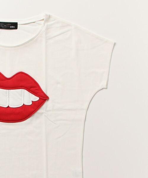 ALDIES（アールディーズ）の「Lips T / リップスT（Tシャツ/カットソー・メンズ・グレー/ブラック/ホワイト/マルチ・X-LARGE/X-SMALL/SMALL/LARGE/MEDIUM）」の5枚目の写真