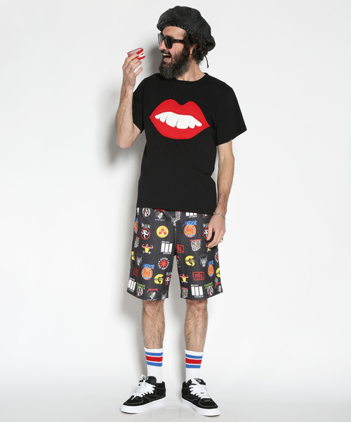 ALDIES（アールディーズ）の「Lips T / リップスT（Tシャツ/カットソー・メンズ・グレー/ブラック/ホワイト/マルチ・X-LARGE/X-SMALL/SMALL/LARGE/MEDIUM）」の7枚目の写真