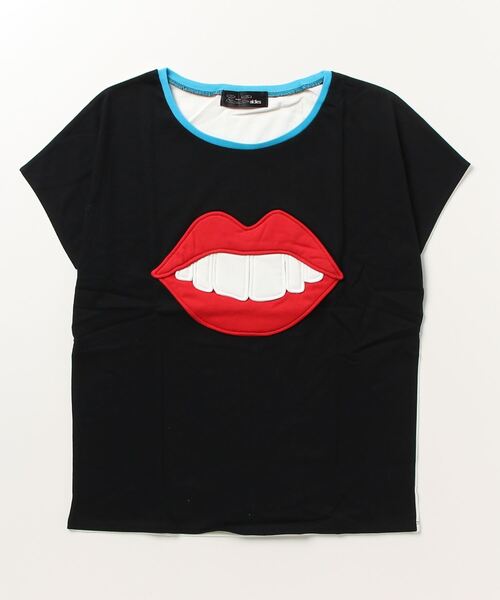 ALDIES（アールディーズ）の「Lips T / リップスT（Tシャツ/カットソー・メンズ・グレー/ブラック/ホワイト/マルチ・X-LARGE/X-SMALL/SMALL/LARGE/MEDIUM）」の10枚目の写真