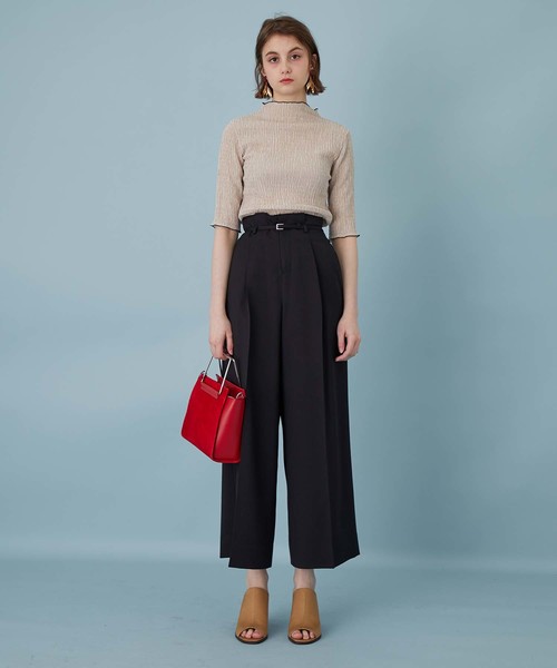 UNITED TOKYO（ユナイテッドトウキョウ）の「COMBI BAG（トートバッグ・レディース・ブラック/パープル/レッド/グリーン/キャメル・FREE）」の9枚目の写真