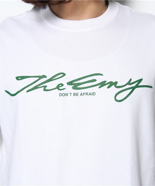 WHO'S WHO gallery（フーズフーギャラリー）の「【THE EMY】ロゴプリントTEE（Tシャツ/カットソー・メンズ・サックスブルー/グリーン/パープル/イエロー・MEDIUM/LARGE）」の8枚目の写真