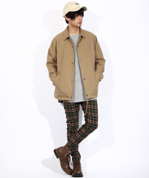 ８(eight)（エイト）の「チェック スキニーパンツ チノパン（チノパンツ・メンズ・ネイビー/ブラウン/グレー/グリーン・MEDIUM/LARGE）」の19枚目の写真