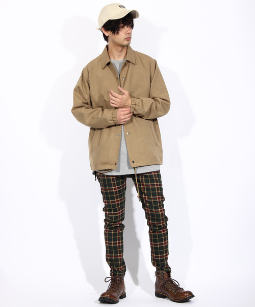 ８(eight)（エイト）の「チェック スキニーパンツ チノパン（チノパンツ・メンズ・ネイビー/ブラウン/グレー/グリーン・MEDIUM/LARGE）」の13枚目の写真