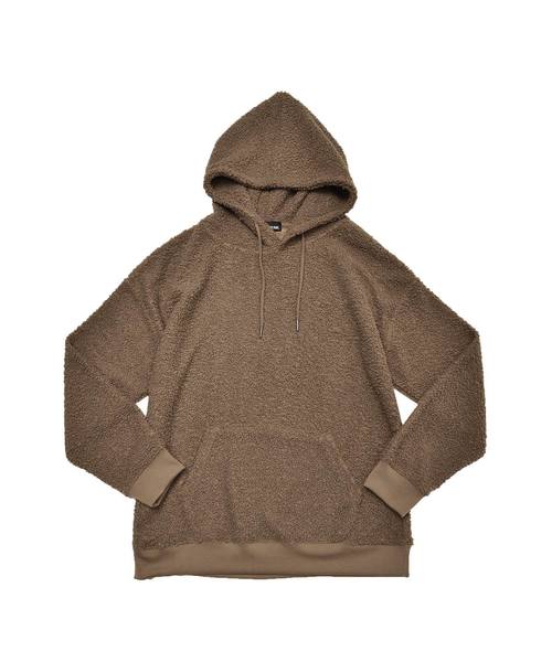 MinoriTY（マイノリティ）の「プードルボアビッグプルパーカー（パーカー・メンズ・ブラック/モカ/グレー/ネイビー・M/L/XL）」の11枚目の写真