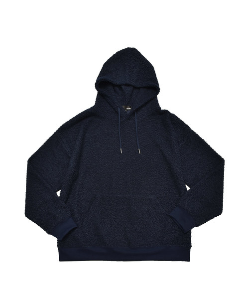 MinoriTY（マイノリティ）の「プードルボアビッグプルパーカー（パーカー・メンズ・ブラック/モカ/グレー/ネイビー・M/L/XL）」の10枚目の写真