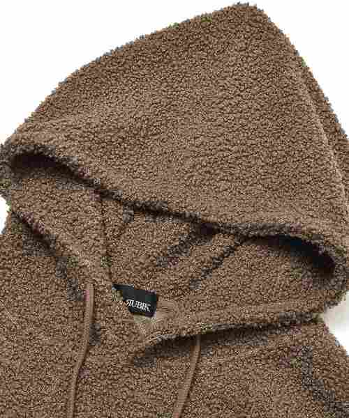 MinoriTY（マイノリティ）の「プードルボアビッグプルパーカー（パーカー・メンズ・ブラック/モカ/グレー/ネイビー・M/L/XL）」の16枚目の写真