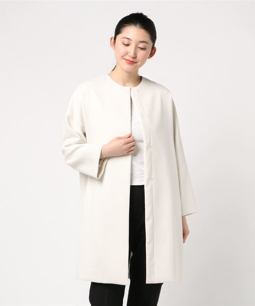 FRAY I.D(フレイアイディー)の「ノーカラースプリングコート(その他アウター)」 WEAR FRAY I.D(フレイアイディー)の「ノーカラースプリングコート(その他アウター)」 WEAR