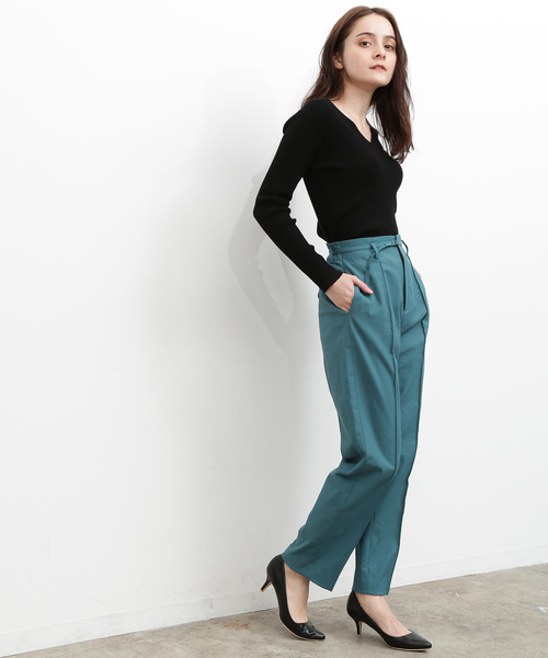 SALON adam et rope'(サロン アダム エ ロペ)の「アーモンドトゥヒールパンプス(パンプス・レディース・ブラック/グリーン/キャメル・22.5cm/23.5cm/24.5cm/23.0cm/24.0cm)」の19枚目の写真