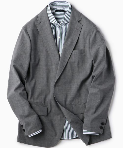 SHIPS(シップス)の「SC: CORDURA(R) Combat Wool(R) セットアップ 2ボタン ジャケット(テーラードジャケット・メンズ・ネイビー/グレー・SMALL/MEDIUM/LARGE/X-LARGE)」の2枚目の写真