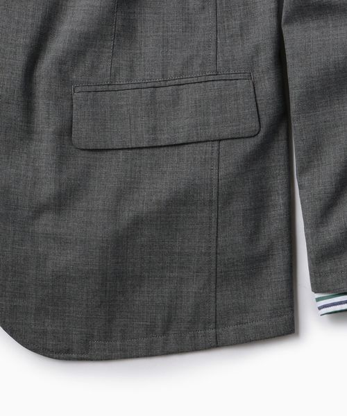 SHIPS(シップス)の「SC: CORDURA(R) Combat Wool(R) セットアップ 2ボタン ジャケット(テーラードジャケット・メンズ・ネイビー/グレー・SMALL/MEDIUM/LARGE/X-LARGE)」の7枚目の写真