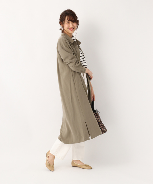 GLOBAL WORK（グローバルワーク）の「ミリタリーシャツワンピ