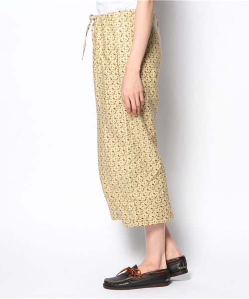 BEAMS BOY（ビームスボーイ）の「◎BEAMS BOY / フラワーネルイージーパンツ **（その他パンツ・レディース・ベージュ/ライトブラウン・ONE SIZE）」の3枚目の写真