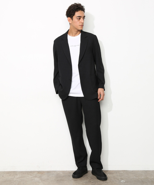 ADAM ET ROPE'(アダムエロペ)の「ASAGAO ジャコット(テーラードジャケット・メンズ・チャコールグレー/ブラック/オリーブ・M/L)」の7枚目の写真